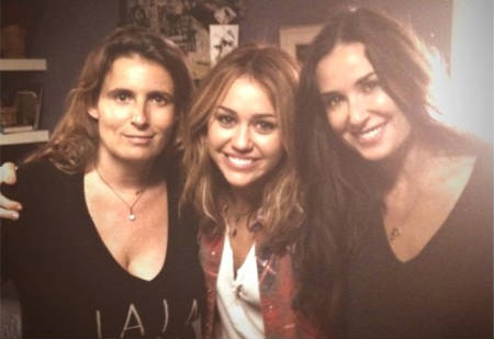 Lisa Azuelos, Miley Cyrus & Demi Moore